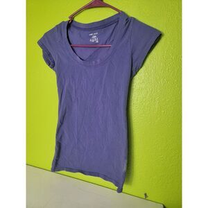 Wet Seal Girls Shirt Top Purple Small